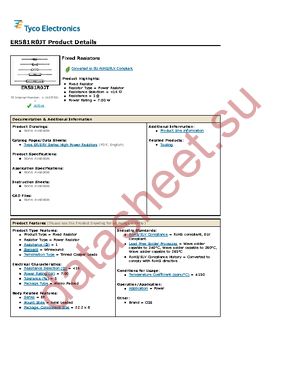 ER581R0JT datasheet  